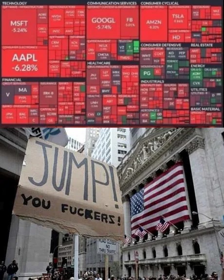 Stock market crash meme 2024