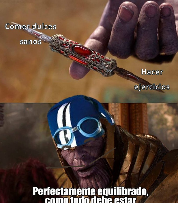 Todo esta perfectamente en su lugar - meme