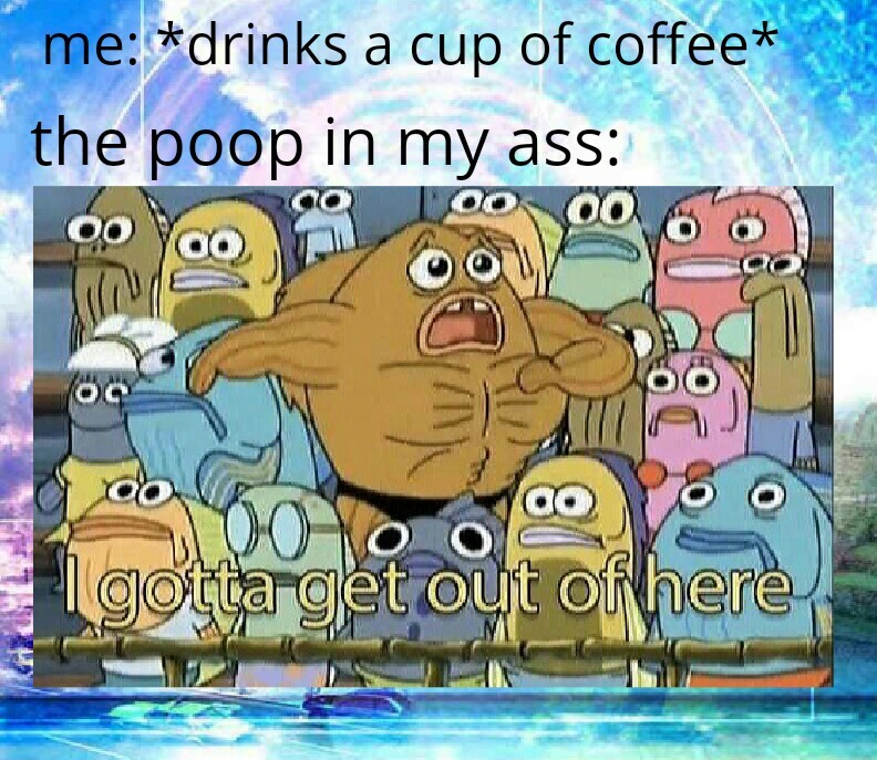 I love coffee but I can't drink too much - meme