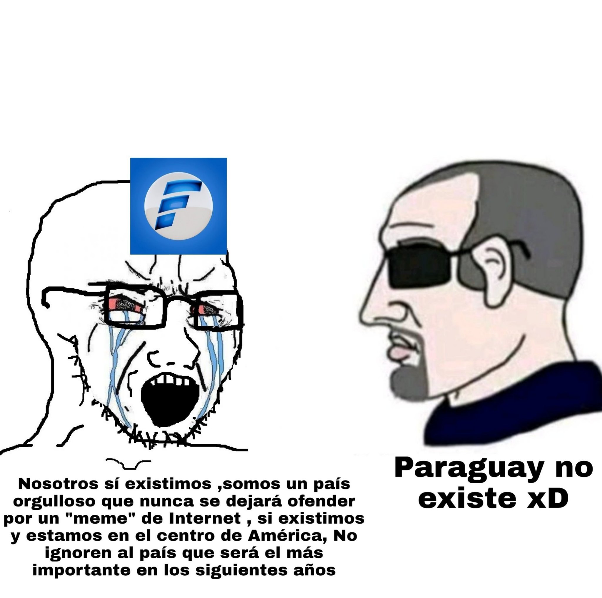 Paraguay no existe xD - meme