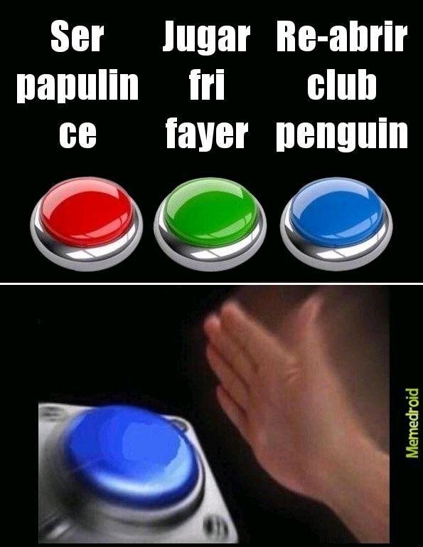 Que recuerdos club penguin - meme