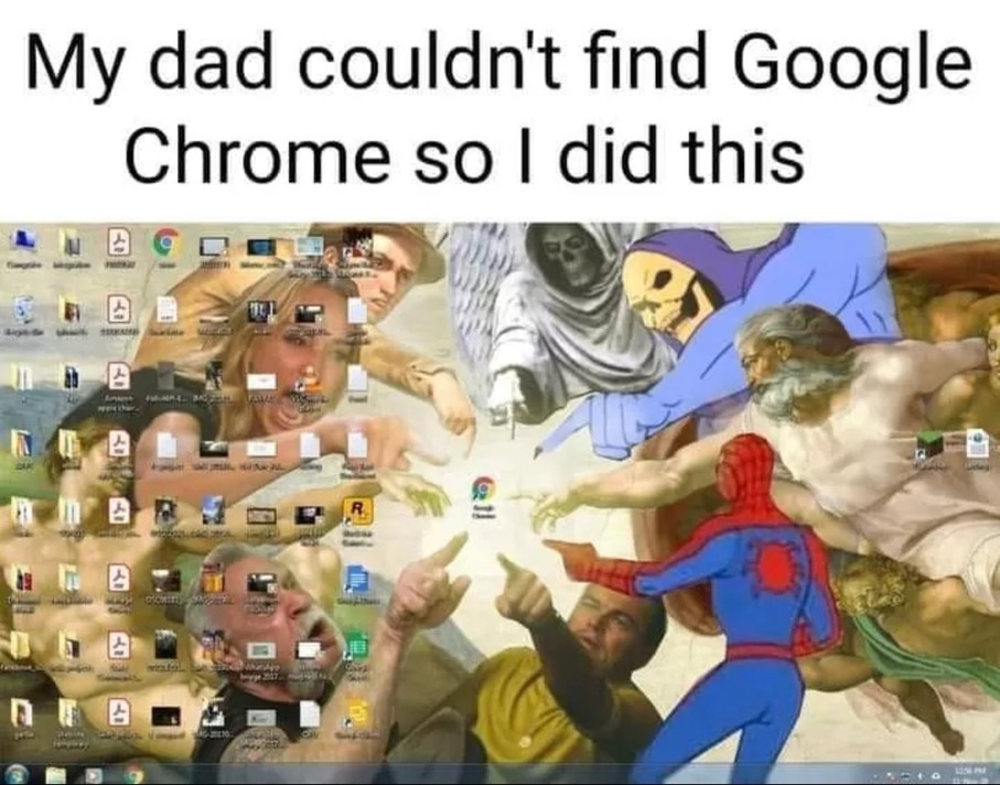 Where's Google Chrome? - meme