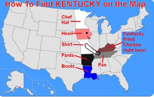 How To Find Kentucky On A Map (100% Working) - meme