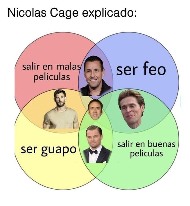 Diagrama de Nicolas Cage - meme