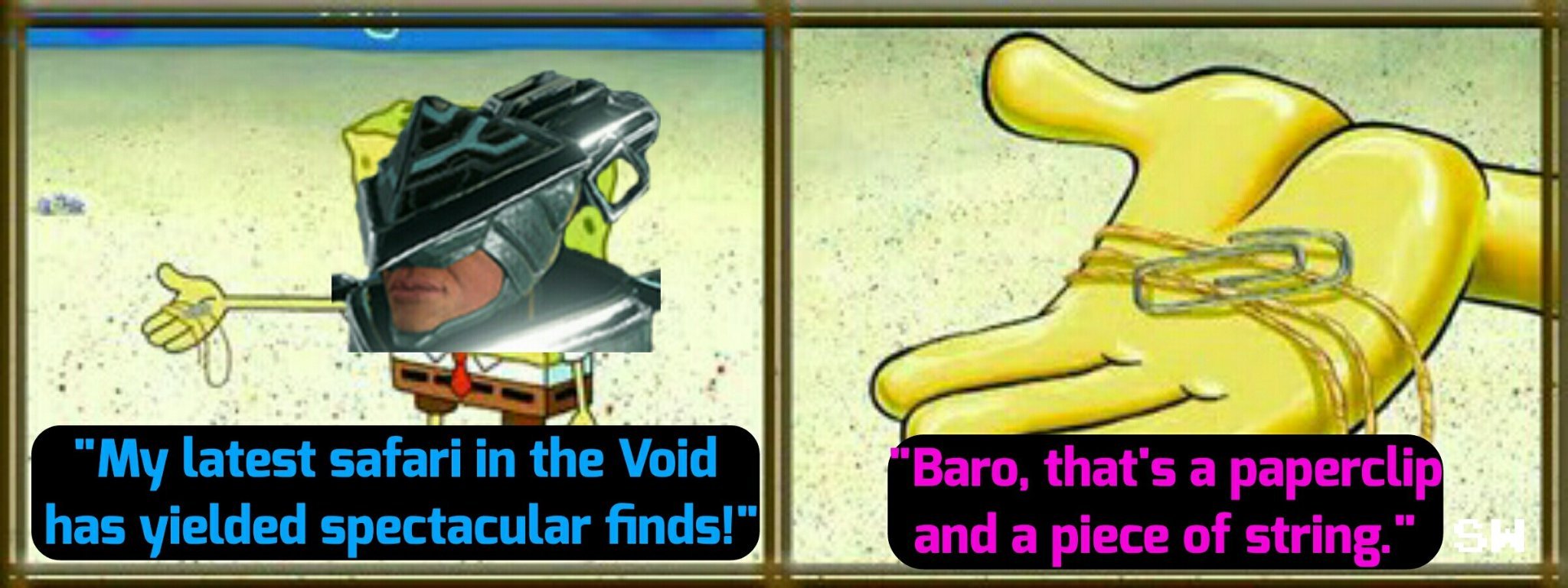 Baro why no new weapons - meme