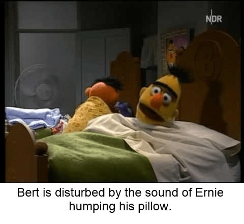 "Please stop, Ernie!" - meme