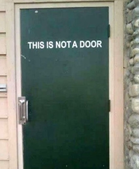 THIS IS NOT A DOOR - meme