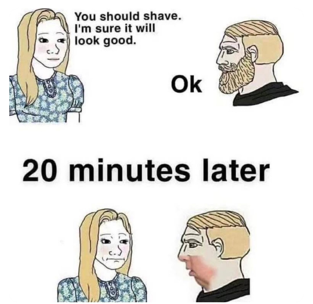 shaving beard memes