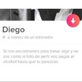 Diego si le sabe al Tinder