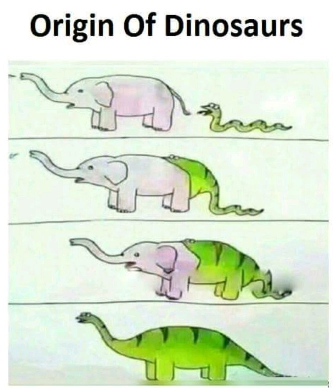 Origins of dinosaurs - meme