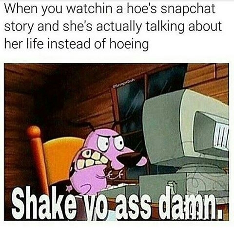 shake yo ass damn - meme