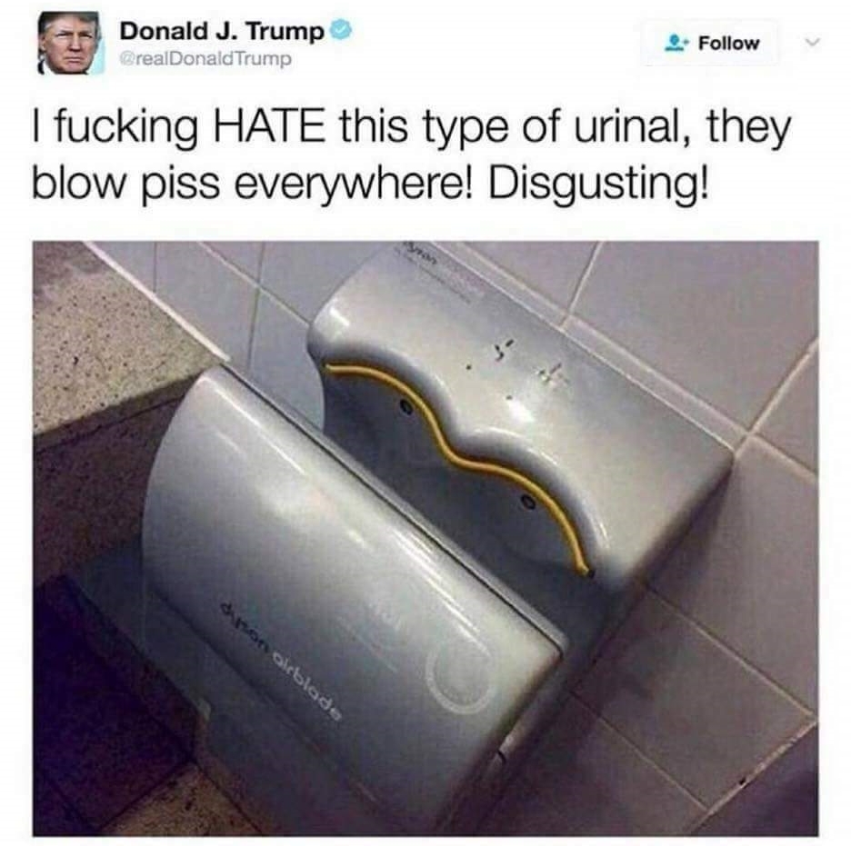 dongs in a urinal - meme