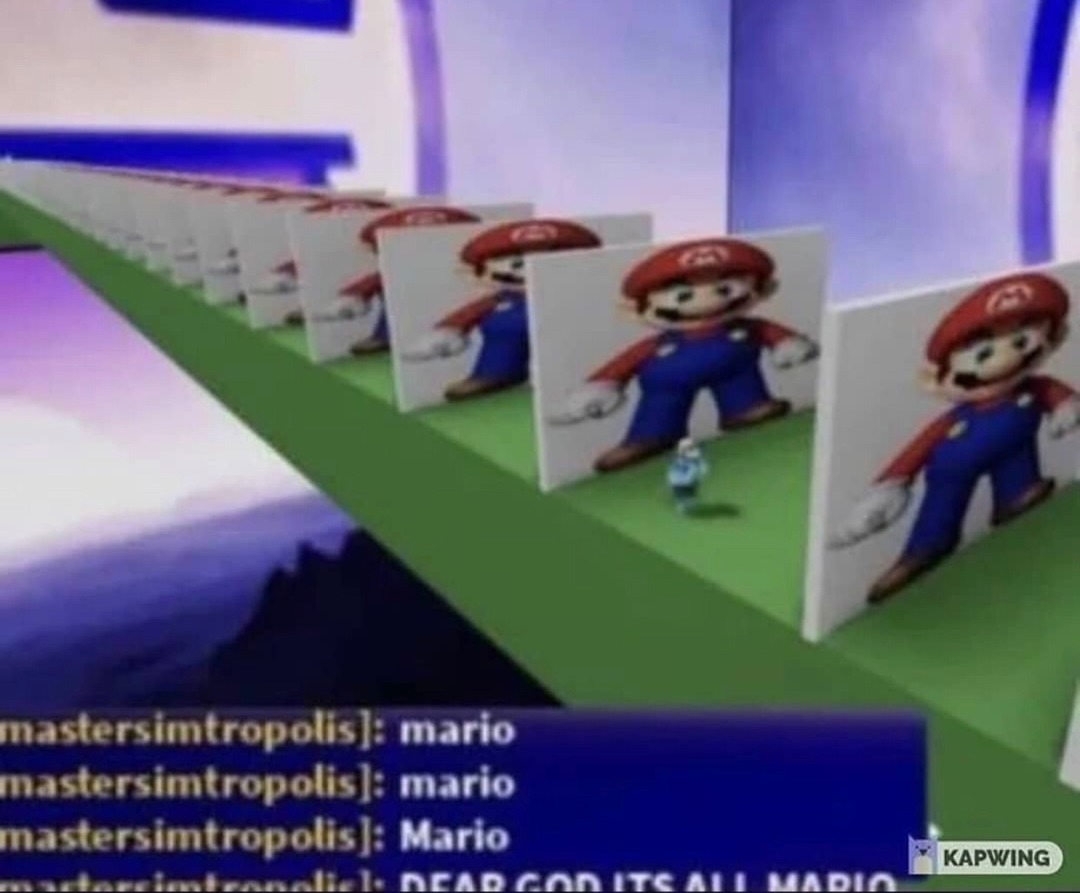 infinite Mario - meme