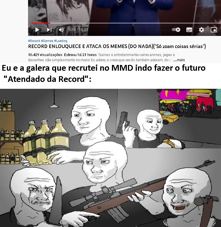 Vamos ver quem eu vou recrutar - meme