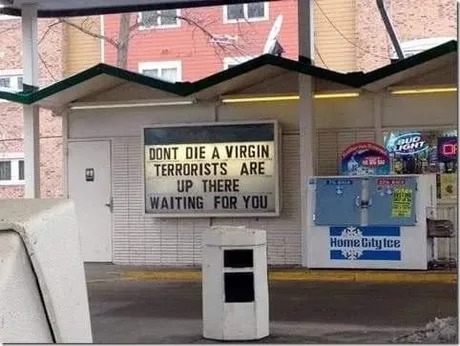 Don't die a virgin - meme