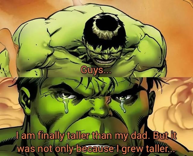 Dad is getting old - meme