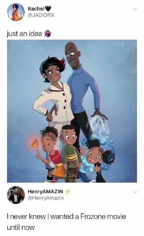 Pixar got to do a spin off about Frozone after Toy Story 4 - meme