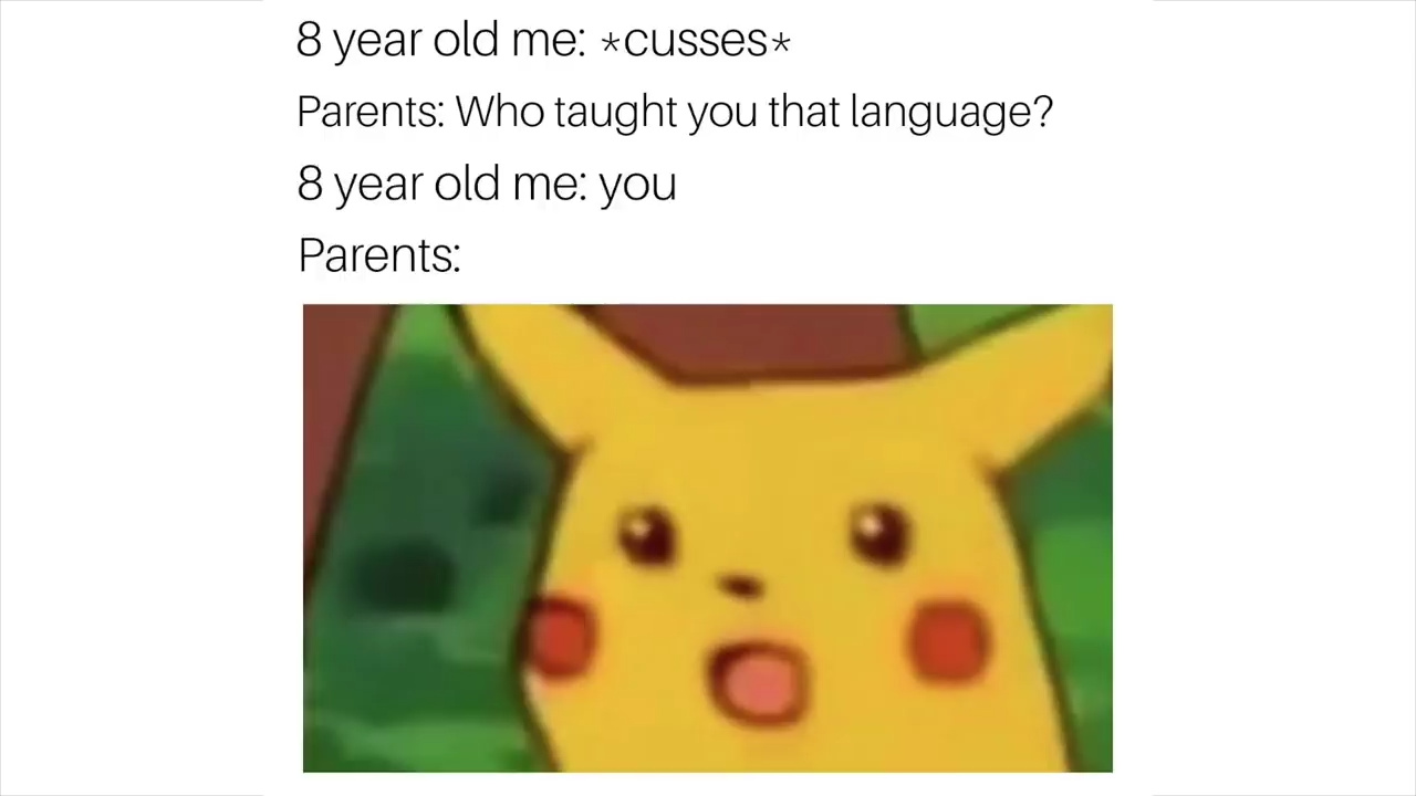 Damn parents - meme