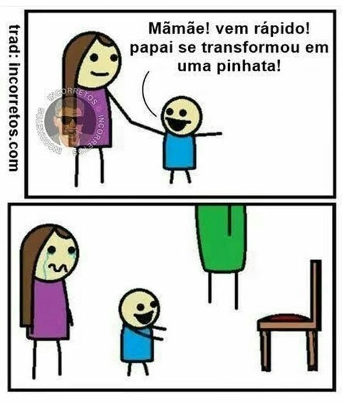 Olha o tobogã - meme