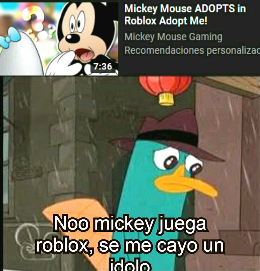Nooo Mickeyyy - meme