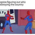 Congress figuring out who is destroying the country