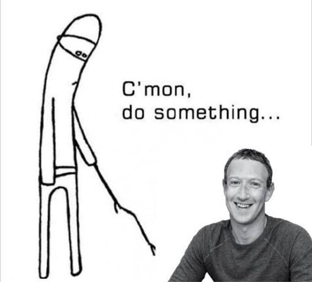 Old people yesterday when Facebook was down - meme
