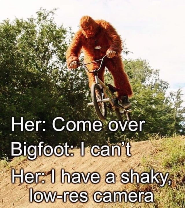 Funny Bigfoot meme