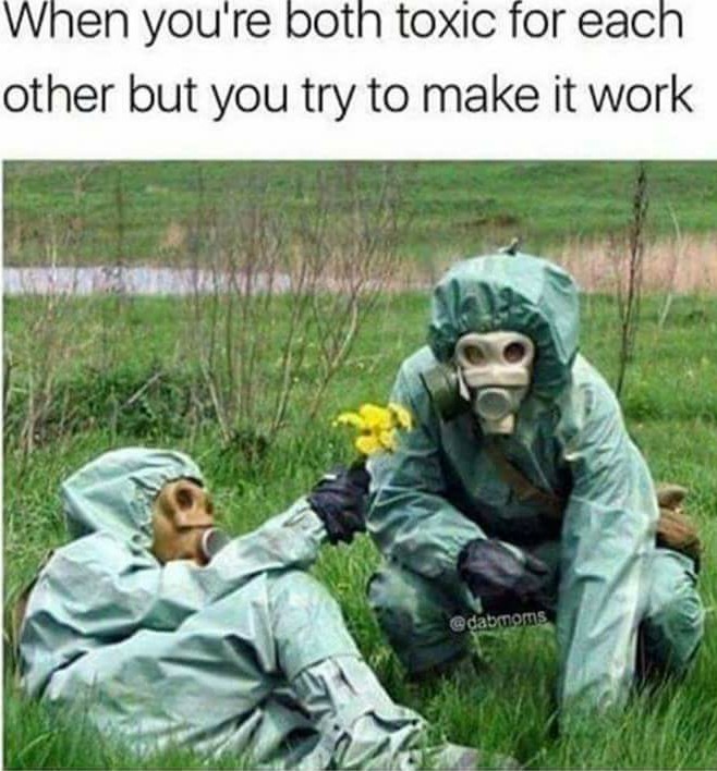 Pretty sure he/she can't smell those flowers. - meme