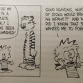 Calvin and Hobbes.
