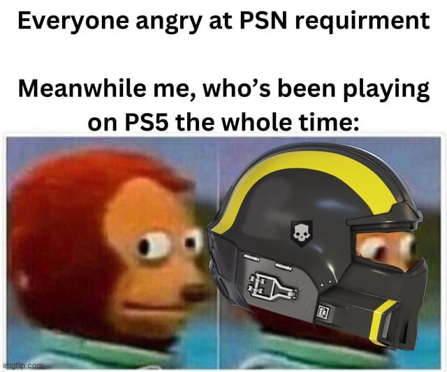 PS5 Helldivers 2 players - meme