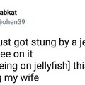 take that jellyfish!