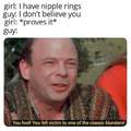 I have nipple rings
