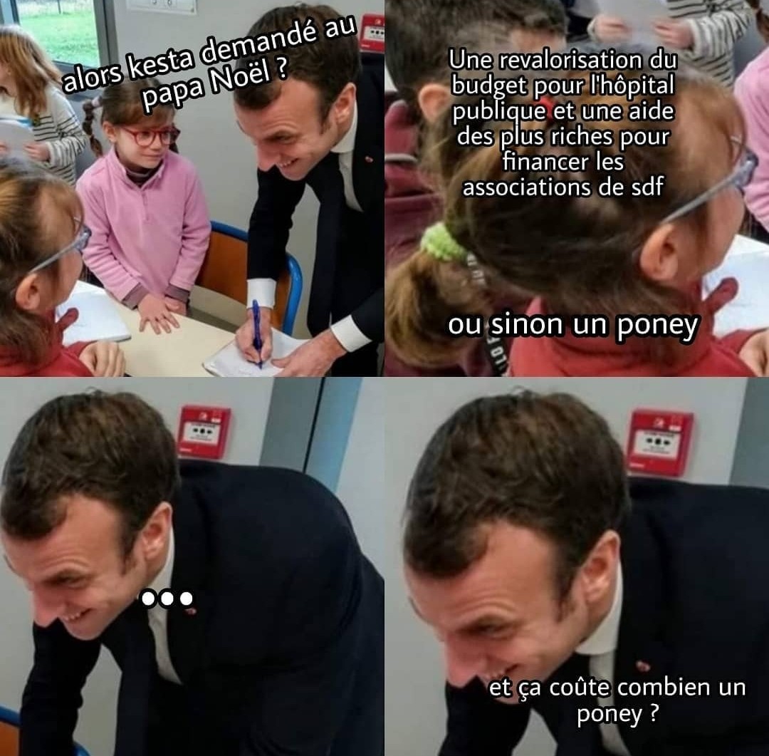 Macron le passionné - meme