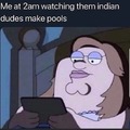 watching indian dudes make pools