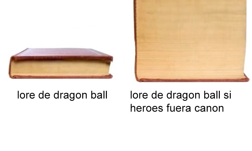 dragon ball heroes se armo terrible lore con solo 4 años de existencia - meme