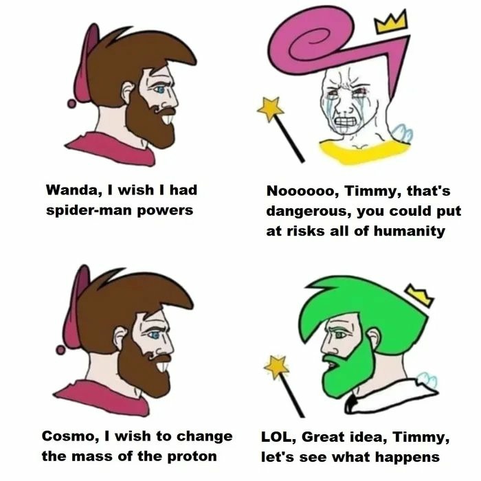 Incel Wanda vs. Chad Cosmo - meme