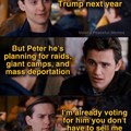 Peter voting in 2024