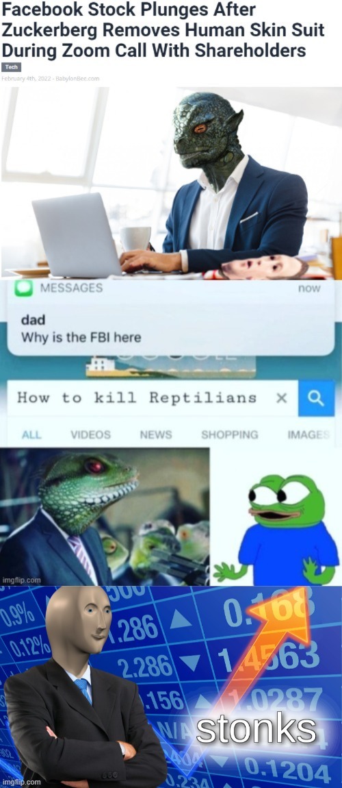 How to kill reptilians - meme