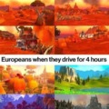American vs European trip