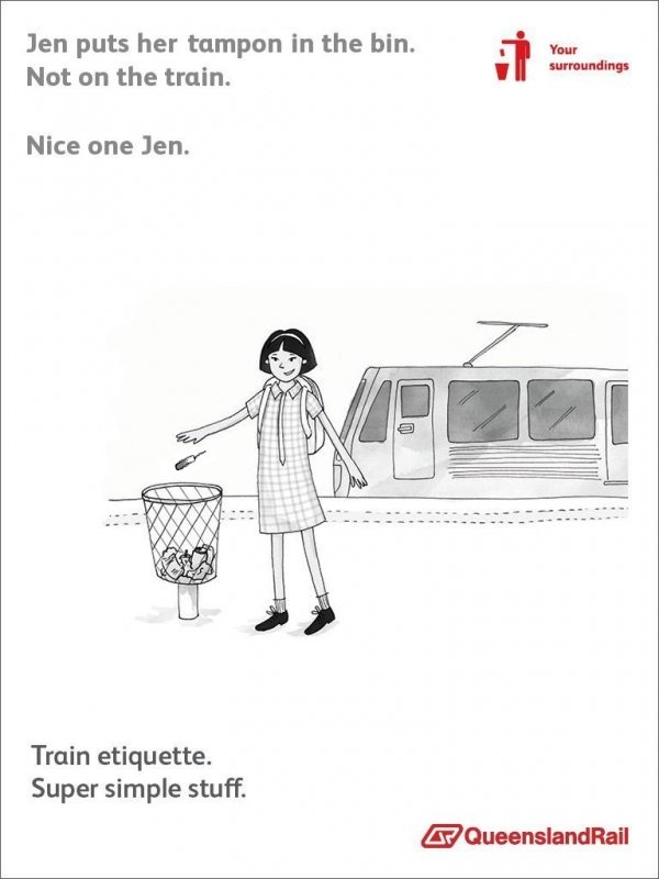 Train Etiquette - meme