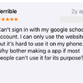 When an app is so bad you give it 5 stars