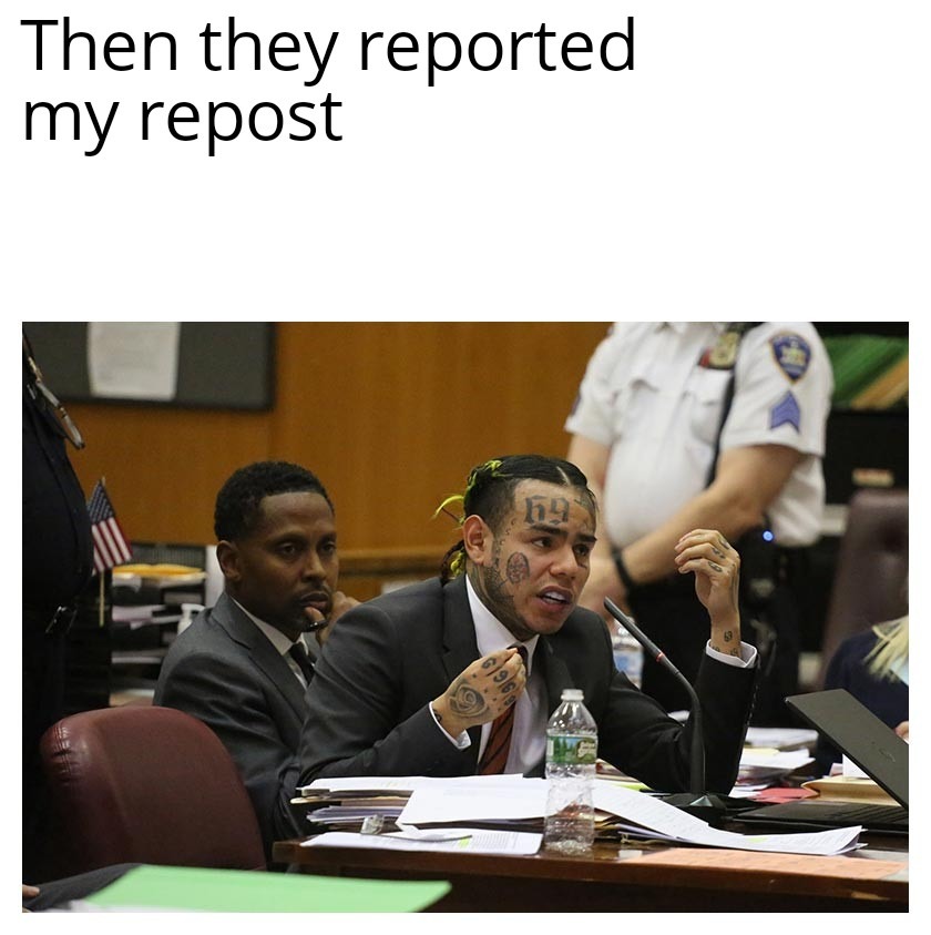 I report them every time - meme