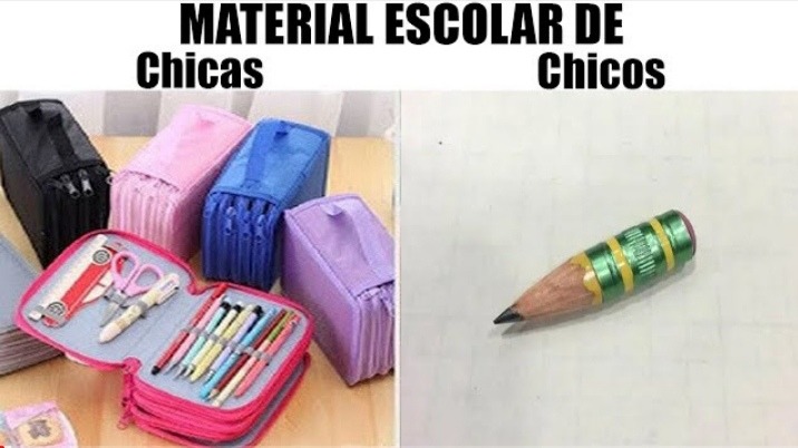 Chicos vs chicas - meme