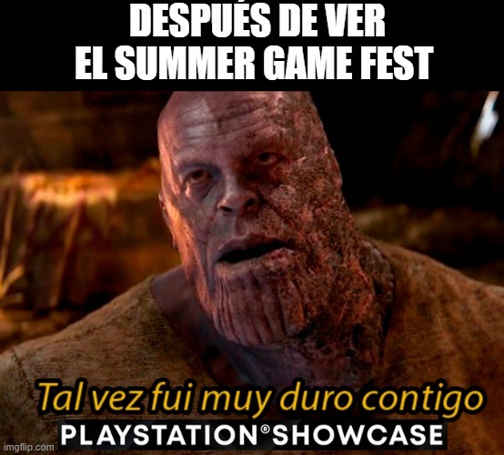 meme de una reacción negativa al summer game fest