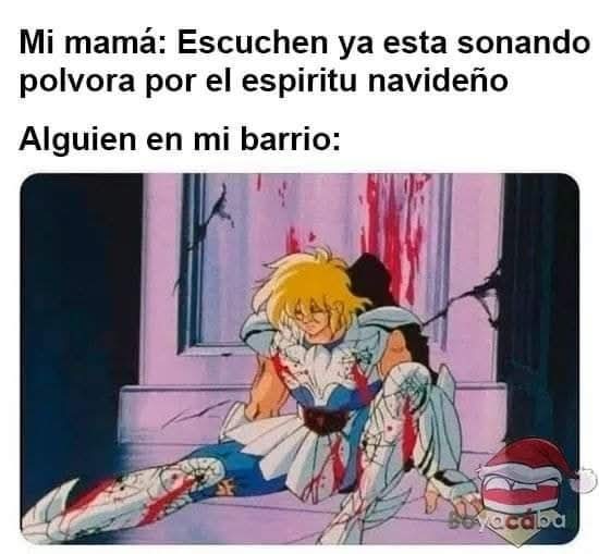 meme de los fuegos de navidad