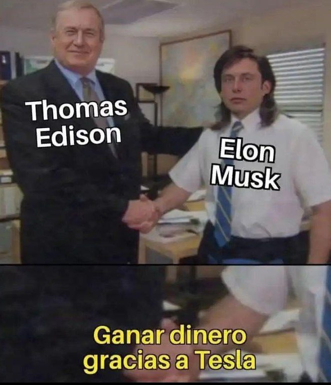 Ganar dinero gracias a Tesla - meme