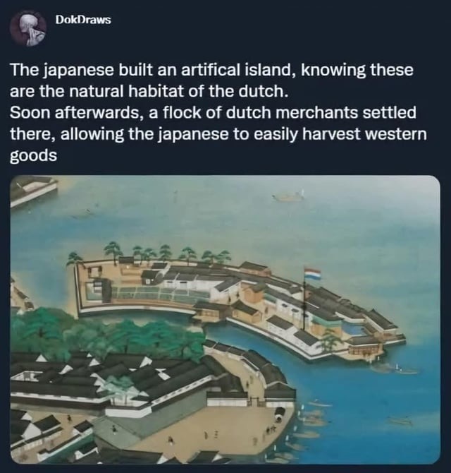 The japanese built an artifical island - meme