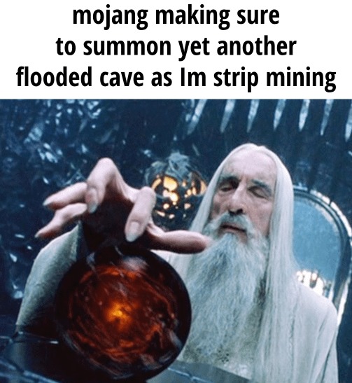 Mojang cave meme
