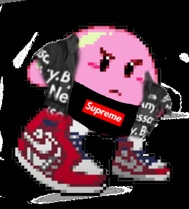 Bueno aqui un Kirby hecho por moi - meme