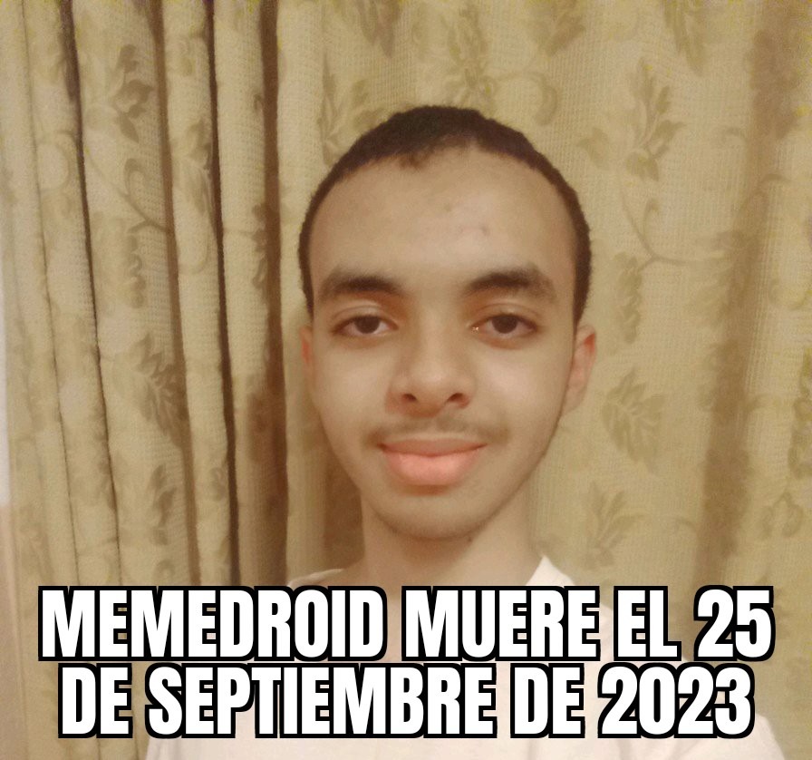 Memedroid muere el 25 de septiembre de 2022
